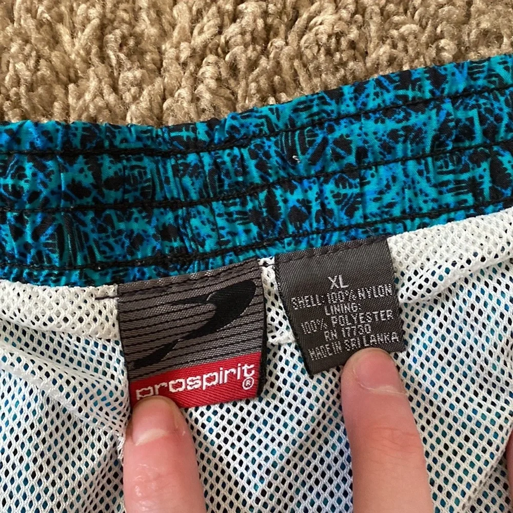 VTG 80’s 90’s Abstract Mens Swimsuit Bathing Swim Suit Shorts